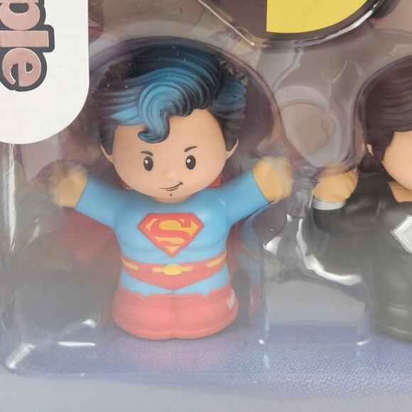 Little People Collector DC Comics Superman Mini Figures Fisher Price 4 Piece Set - Picture 6 of 11